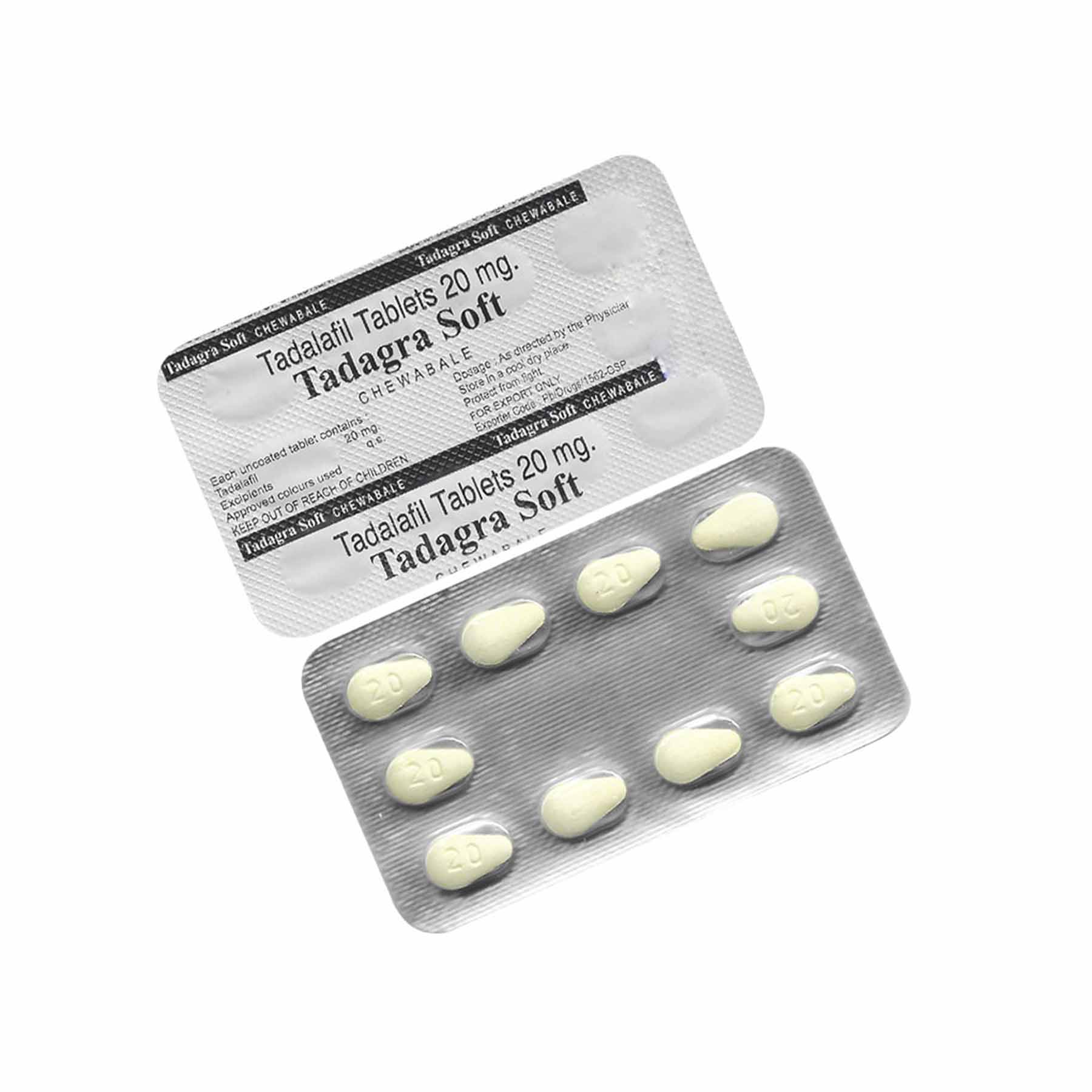 Buy Tadagra Soft (Tadalafil 20mg) Buystrip