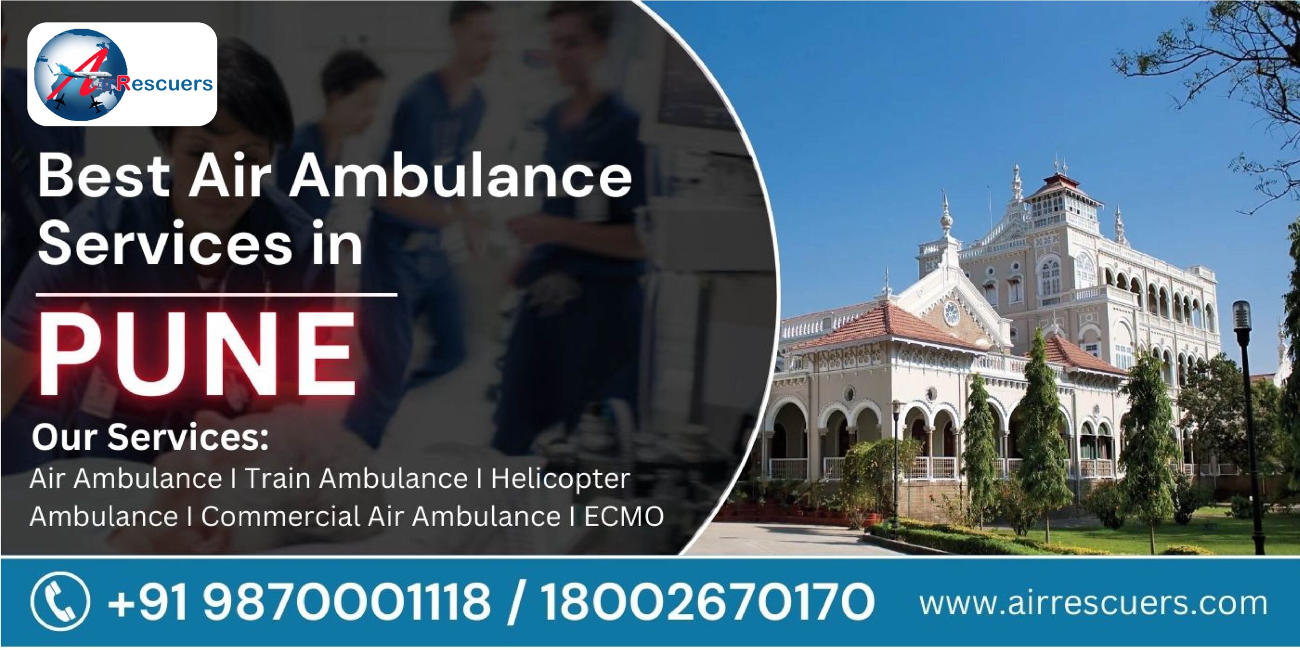 Best Air Ambulance Services in Pune - Air Rescuers