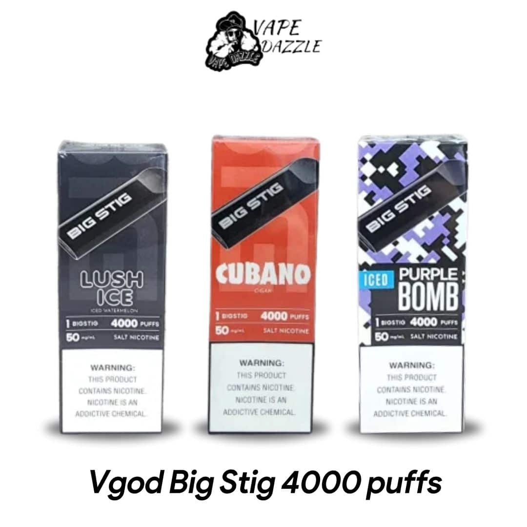 VGOD Big Stig 4000 Puffs disposable vape in Dubai| vapdazzle ae
